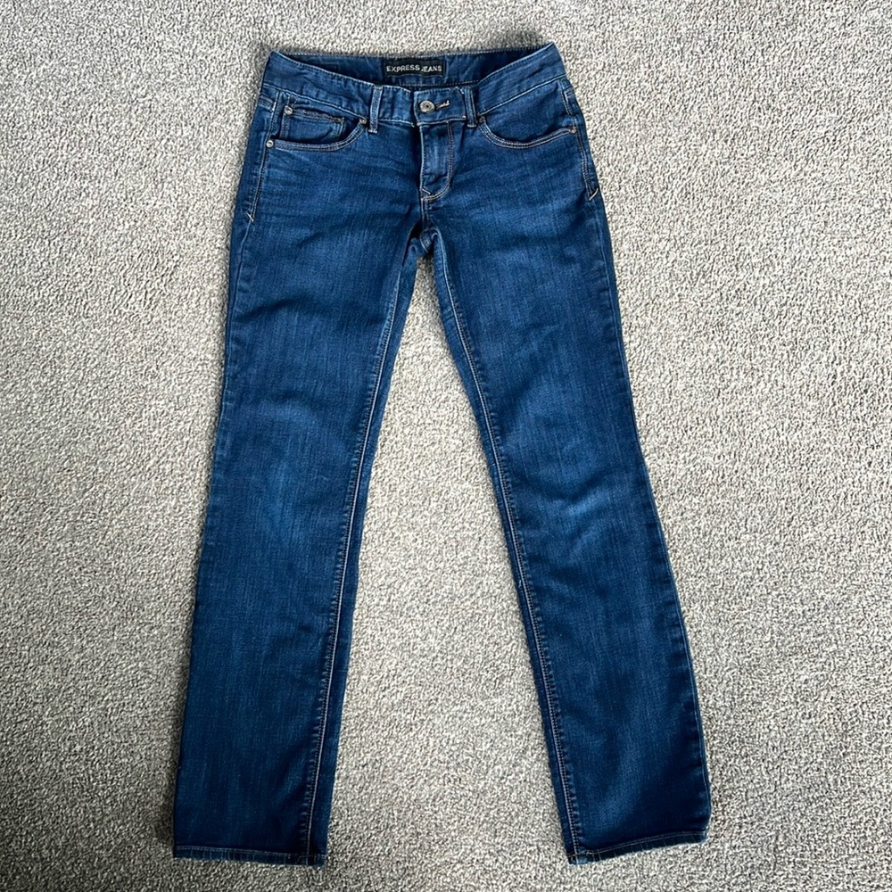 Express Low Rise Skinny Jeans